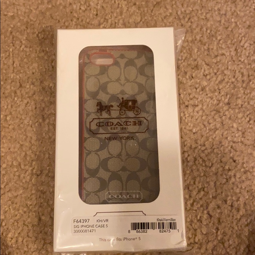 New Coach Iphone 5 Cover